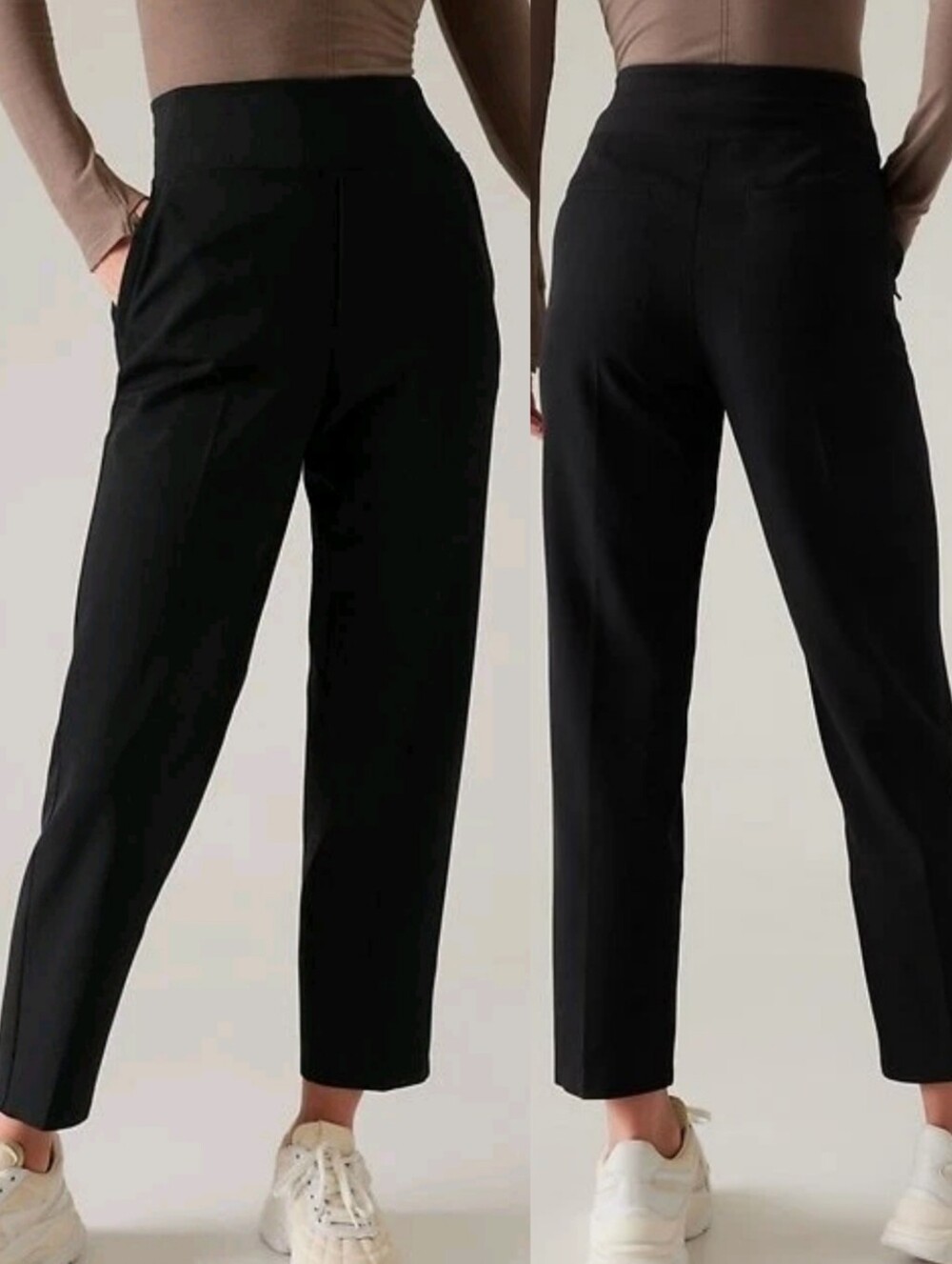 ATHLETA Endless High Rise Pant Size 14P Petite Black 533636